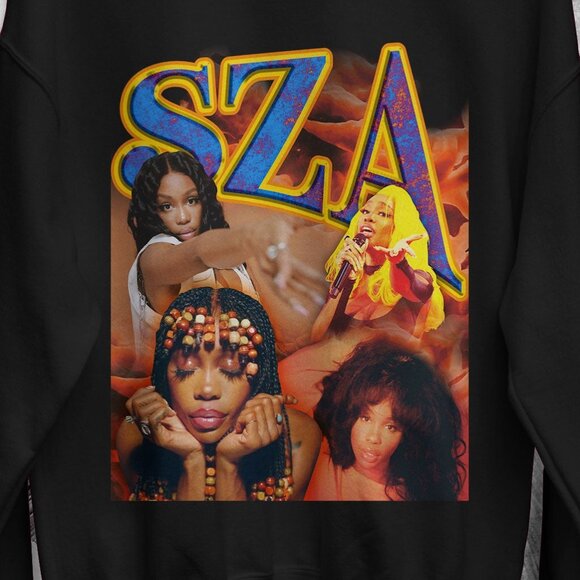 SZA Bootleg Tour Concert RB Music Streetwear Cozy Fall Fashion Sweatshirt 166 - Picture 2 of 5